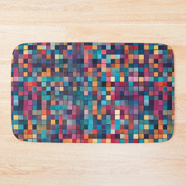Item preview, Abstract Gradient Grid Geometric Pattern designed and sold by Traloch O'Laoi.