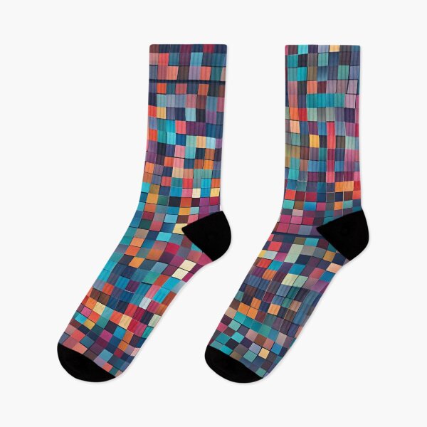 Item preview, Abstract Gradient Grid Geometric Pattern designed and sold by Traloch O'Laoi.