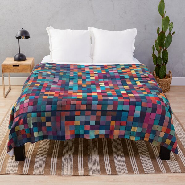 Item preview, Abstract Gradient Grid Geometric Pattern designed and sold by Traloch O'Laoi.