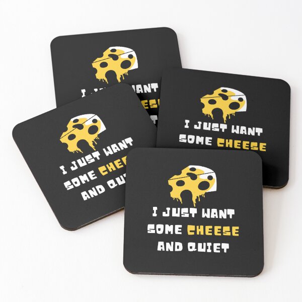 Item preview, I Just Want Some Cheese and Quiet Funny Cheese Lover Design designed and sold by MotivaChic.