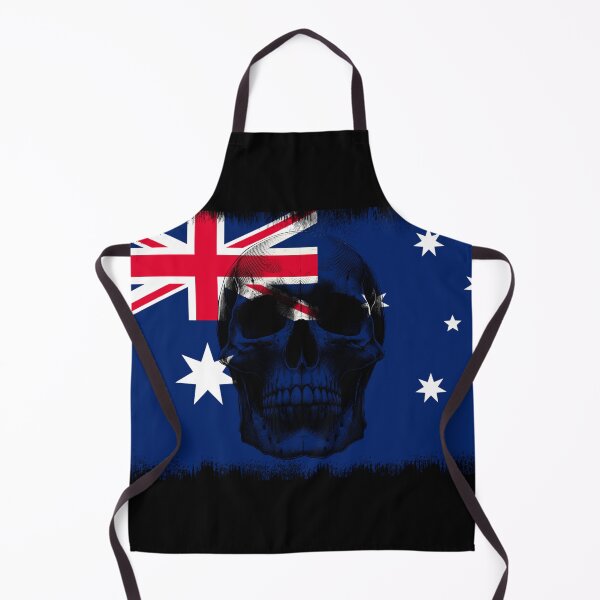 Item preview, AUSTRALIA SKULL FLAG NATION RAREART COUNTRY HALLOWEEN #ogirdor designed and sold by ogirdorgraphics.
