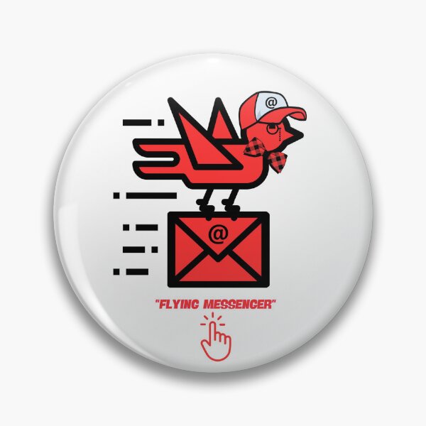 Item preview, "Flying Messenger: Mail on the Fly" designed and sold by CraftyExplorer.