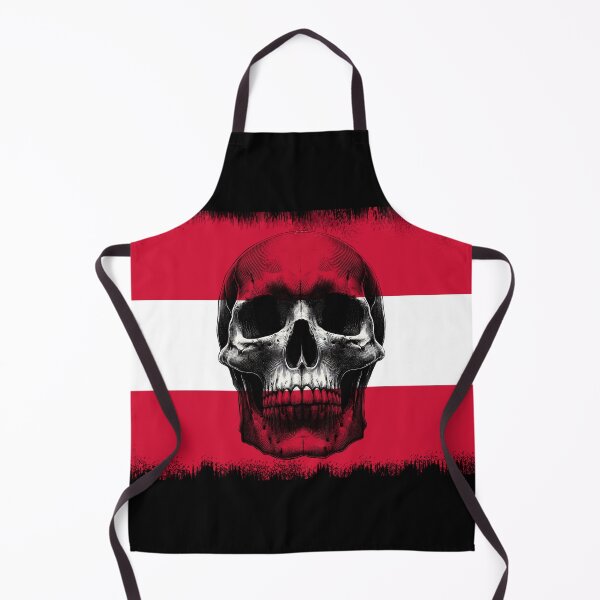 Item preview, AUSTRIA SKULL FLAG NATION RAREART COUNTRY HALLOWEEN #ogirdor designed and sold by ogirdorgraphics.