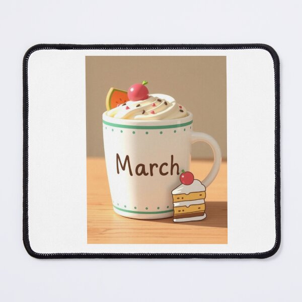 Item preview, March Coffee caffeine cake funny birthday gift lover designed and sold by CheeseBlueprint.