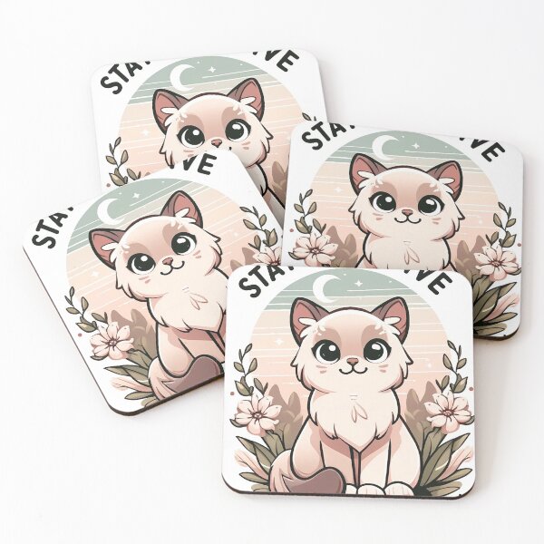 Item preview, Stay Pawsitive: Cat Illustration designed and sold by gizem13.