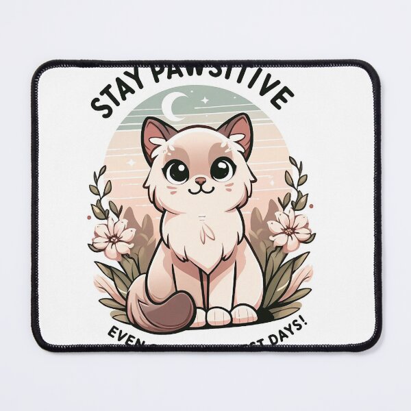 Item preview, Stay Pawsitive: Cat Illustration designed and sold by gizem13.