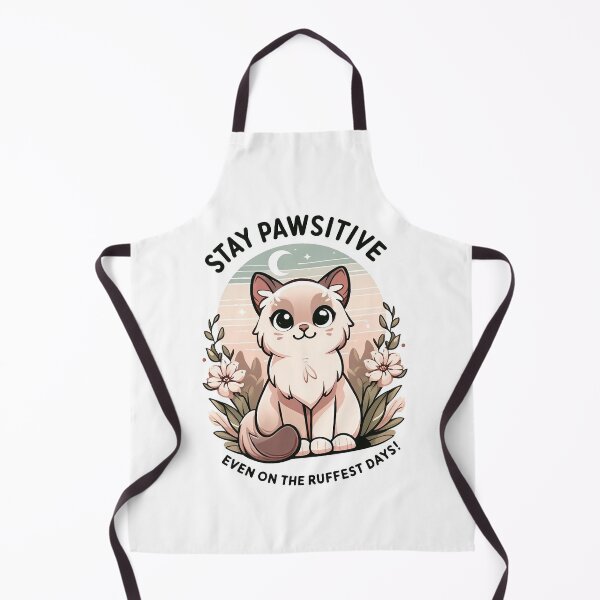 Item preview, Stay Pawsitive: Cat Illustration designed and sold by gizem13.
