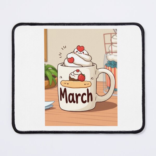 Item preview, March Coffee caffeine cake funny birthday gift lover designed and sold by CheeseBlueprint.