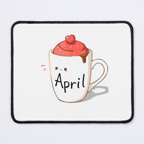 Item preview, April Coffee caffeine cake funny birthday gift lover designed and sold by CheeseBlueprint.