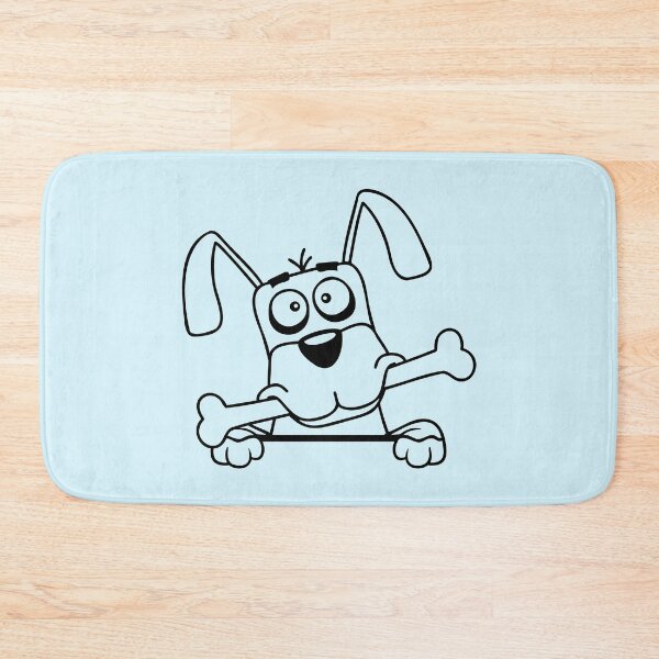 Item preview, Funny Dog Big Bone Mouth Mouth Hungry Cool Comic Cartoon designed and sold by shirt-o-mat.
