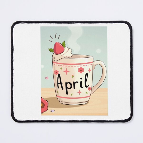 Item preview, April Coffee caffeine cake funny birthday gift lover designed and sold by CheeseBlueprint.