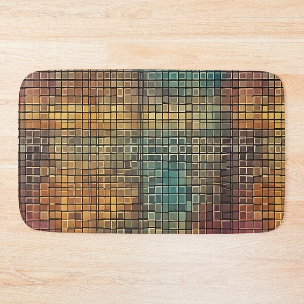 Item preview, Abstract Gradient Grid Geometric Pattern v3 designed and sold by Traloch O'Laoi.