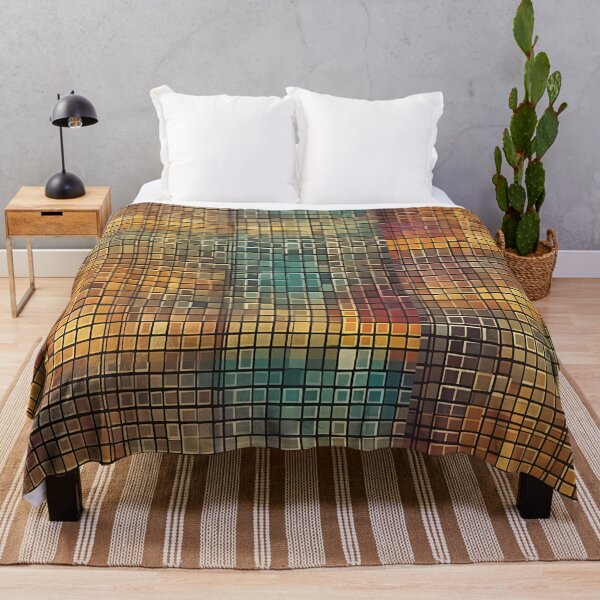 Item preview, Abstract Gradient Grid Geometric Pattern v3 designed and sold by Traloch O'Laoi.