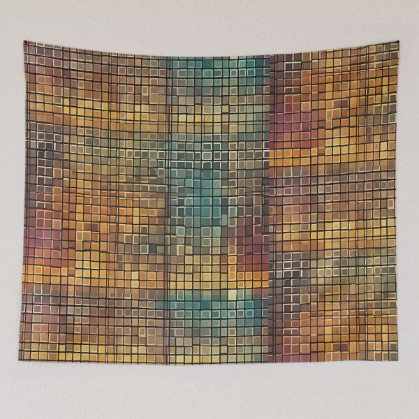 Item preview, Abstract Gradient Grid Geometric Pattern v3 designed and sold by Traloch O'Laoi.