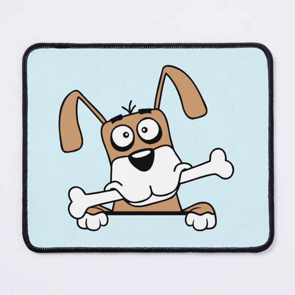 Item preview, Funny Dog Big Bone Mouth Mouth Hungry Cool Comic Cartoon designed and sold by shirt-o-mat.