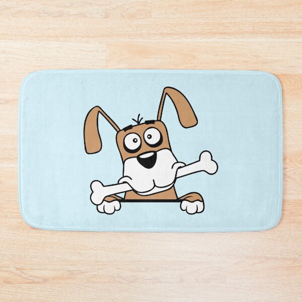 Item preview, Funny Dog Big Bone Mouth Mouth Hungry Cool Comic Cartoon designed and sold by shirt-o-mat.
