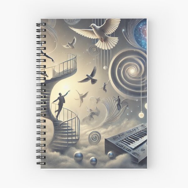 Item preview, Surreal Dancers with Spiral Stairs designed and sold by carries-anatomy.