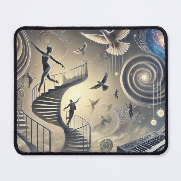 Item preview, Surreal Dancers with Spiral Stairs designed and sold by carries-anatomy.