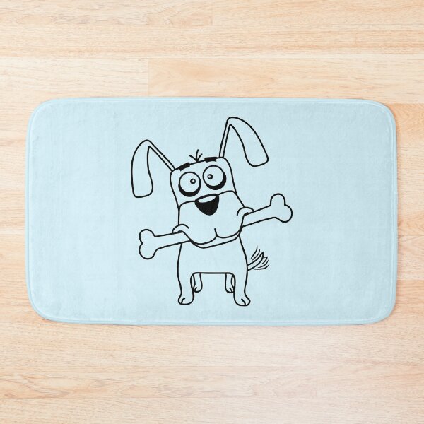 Item preview, Funny Dog Big Bone Mouth Mouth Hungry Cool Comic Cartoon designed and sold by shirt-o-mat.