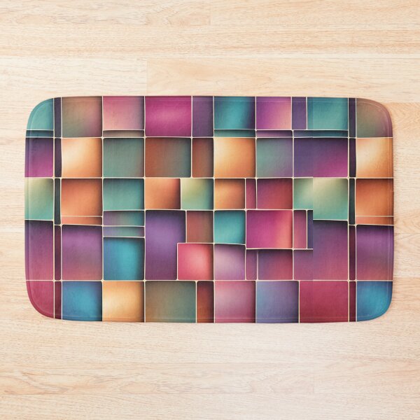 Item preview, Abstract Gradient Grid Geometric Pattern v4 designed and sold by Traloch O'Laoi.