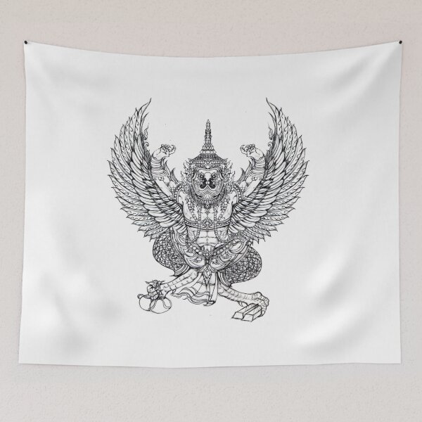 Item preview, garuda art sketch designed and sold by GreatDesignUnd.