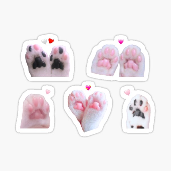 Artikel-Vorschau von Katzen-Stickerpaket zum Valentinstag, designt und verkauft von holmsdesign.