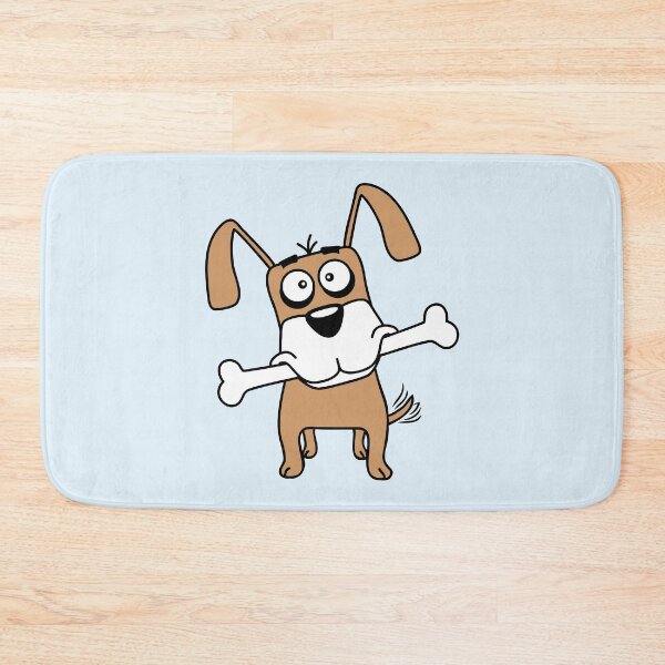 Item preview, Funny Dog Big Bone Mouth Mouth Hungry Cool Comic Cartoon designed and sold by shirt-o-mat.