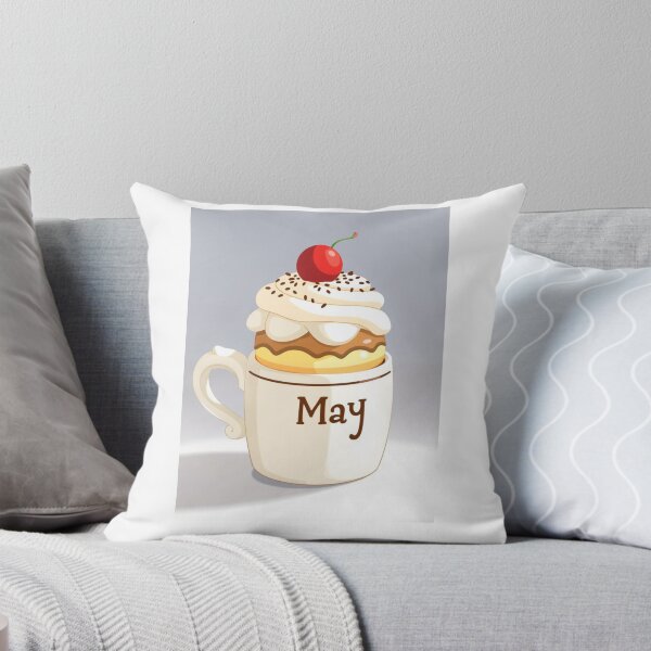 Item preview, May Coffee caffeine cake funny birthday gift lover designed and sold by CheeseBlueprint.