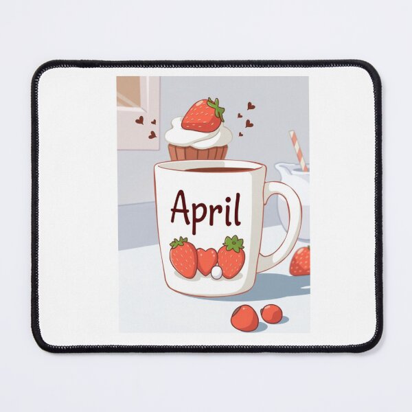 Item preview, April Coffee caffeine cake funny birthday gift lover designed and sold by CheeseBlueprint.