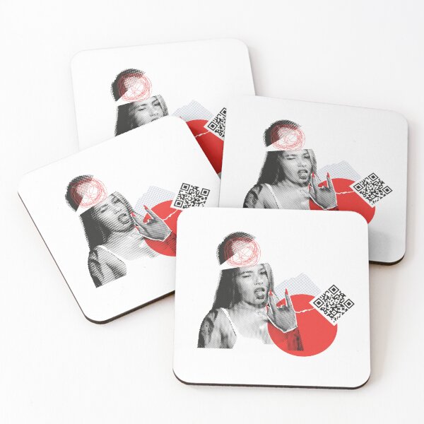 Item preview, Scribbles In Your Head - QR Code Art designed and sold by UPPrints.