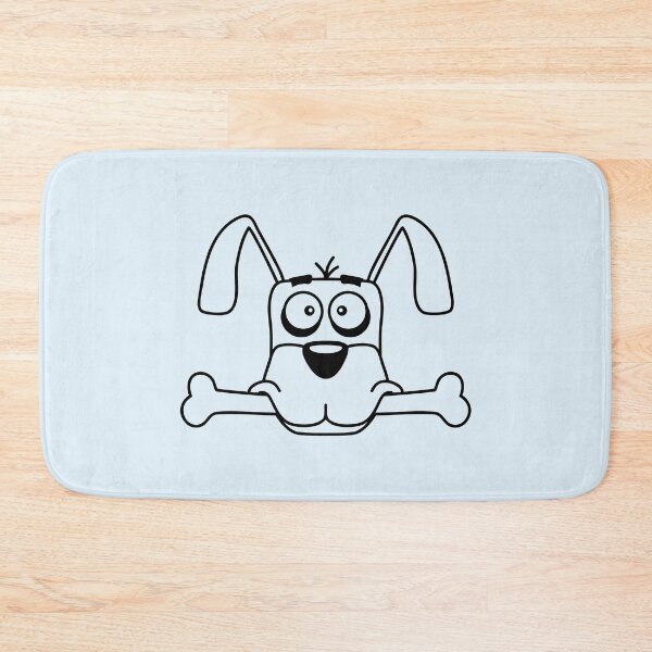 Item preview, Funny Dog Big Bone Mouth Mouth Hungry Cool Comic Cartoon designed and sold by shirt-o-mat.