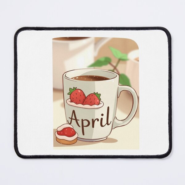 Item preview, April Coffee caffeine cake funny birthday gift lover designed and sold by CheeseBlueprint.