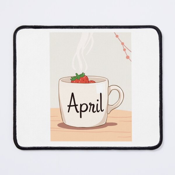 Item preview, April Coffee caffeine cake funny birthday gift lover designed and sold by CheeseBlueprint.