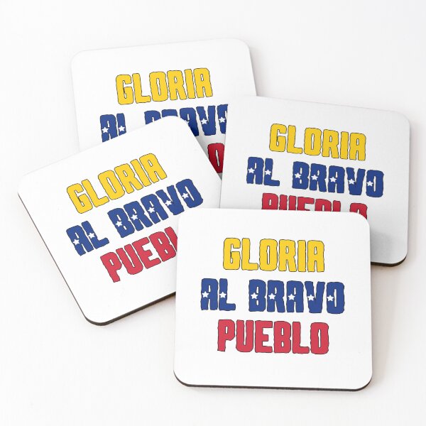 Item preview, Venezuelan Phrase Design in Tricolor: Glory to the brave people designed and sold by mysummerland.