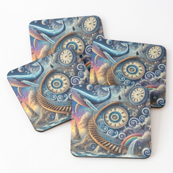 Item preview, Cosmic Whales and Spiral Time designed and sold by carries-anatomy.