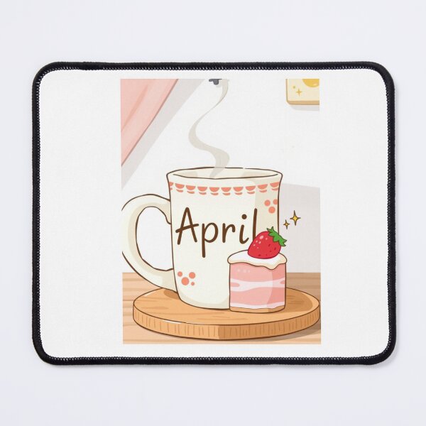 Item preview, April Coffee caffeine cake funny birthday gift lover designed and sold by CheeseBlueprint.