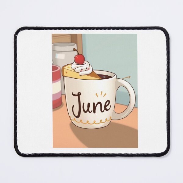 Item preview, June Coffee caffeine cake funny birthday gift lover designed and sold by CheeseBlueprint.
