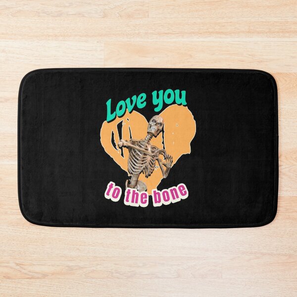 Item preview, Love You to the Bone Funny Skeleton Heart Valentine designed and sold by Vac1.