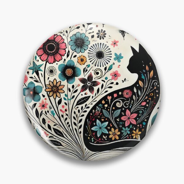 Item preview, Floral Imagination: Cat and Book designed and sold by gizem13.