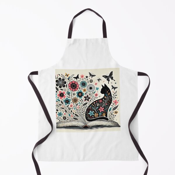 Item preview, Floral Imagination: Cat and Book designed and sold by gizem13.
