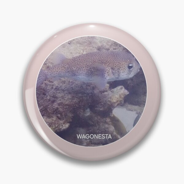 Item preview, Underwater - Brown  Puffer Fish  by Wagonesta  designed and sold by Wagonesta.