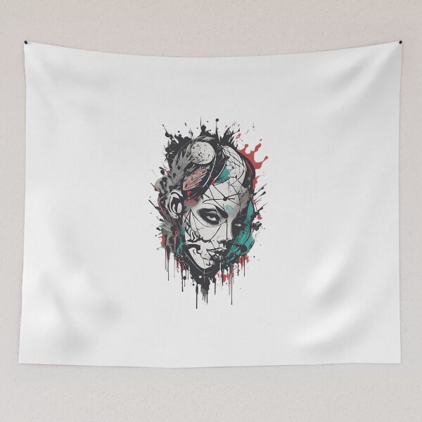 Item preview, Urban Splatter: Vibrant Street Art-Inspired Illustrations by MiszungArt designed and sold by MiszungART.