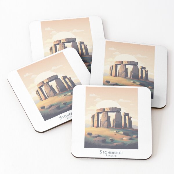 Item preview, Retro Vintage Stonehenge England, in soft light – Historical art in soft colors designed and sold by pod24.
