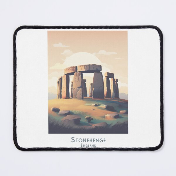 Item preview, Retro Vintage Stonehenge England, in soft light – Historical art in soft colors designed and sold by pod24.