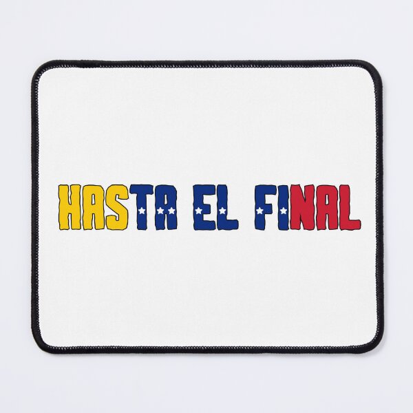 Item preview, Venezuelan Phrase Design in Tricolor: Until the end designed and sold by mysummerland.