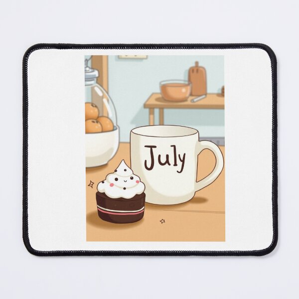 Item preview, July Coffee caffeine cake funny birthday gift lover designed and sold by CheeseBlueprint.