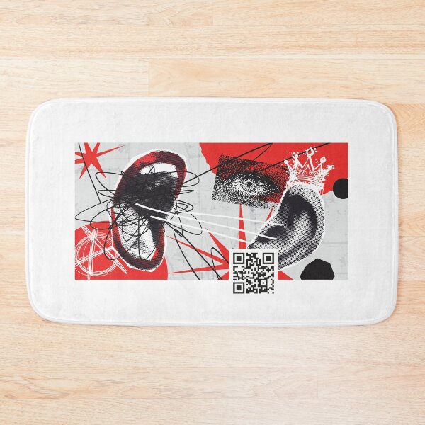 Item preview, Scribble Trash Talk - QR Code Art designed and sold by UPPrints.
