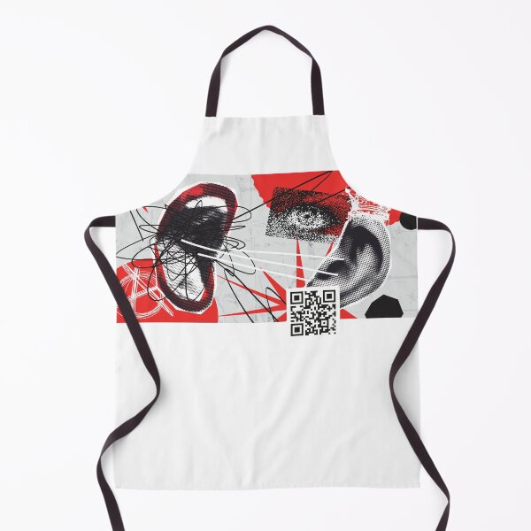 Aperçu de l'œuvre Scribble Trash Talk - Art du code QR créée et vendue par UPPrints.