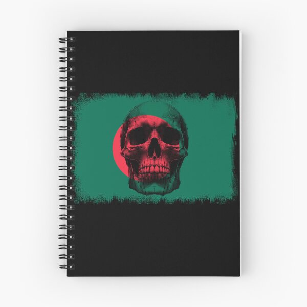 Item preview, BANGLADESH SKULL FLAG NATION RAREART COUNTRY HALLOWEEN #ogirdor designed and sold by ogirdorgraphics.