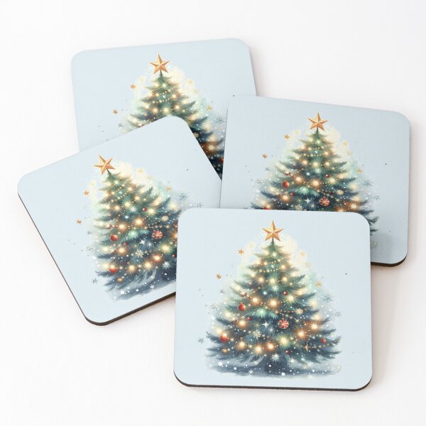 Item preview, Festive Christmas Tree Watercolor designed and sold by MaedK.